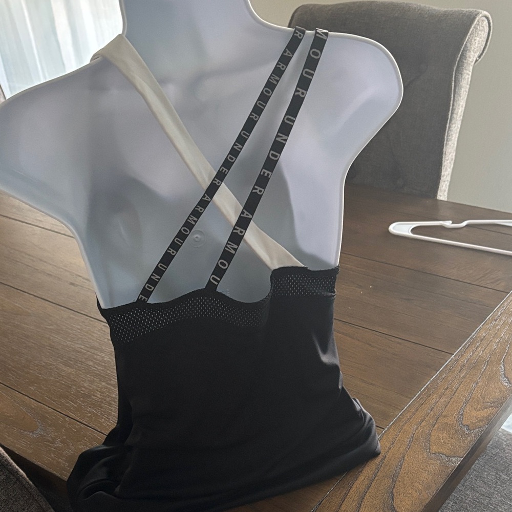 Under Armour Women's Black and White Tank Top - Picture 2 of 3
